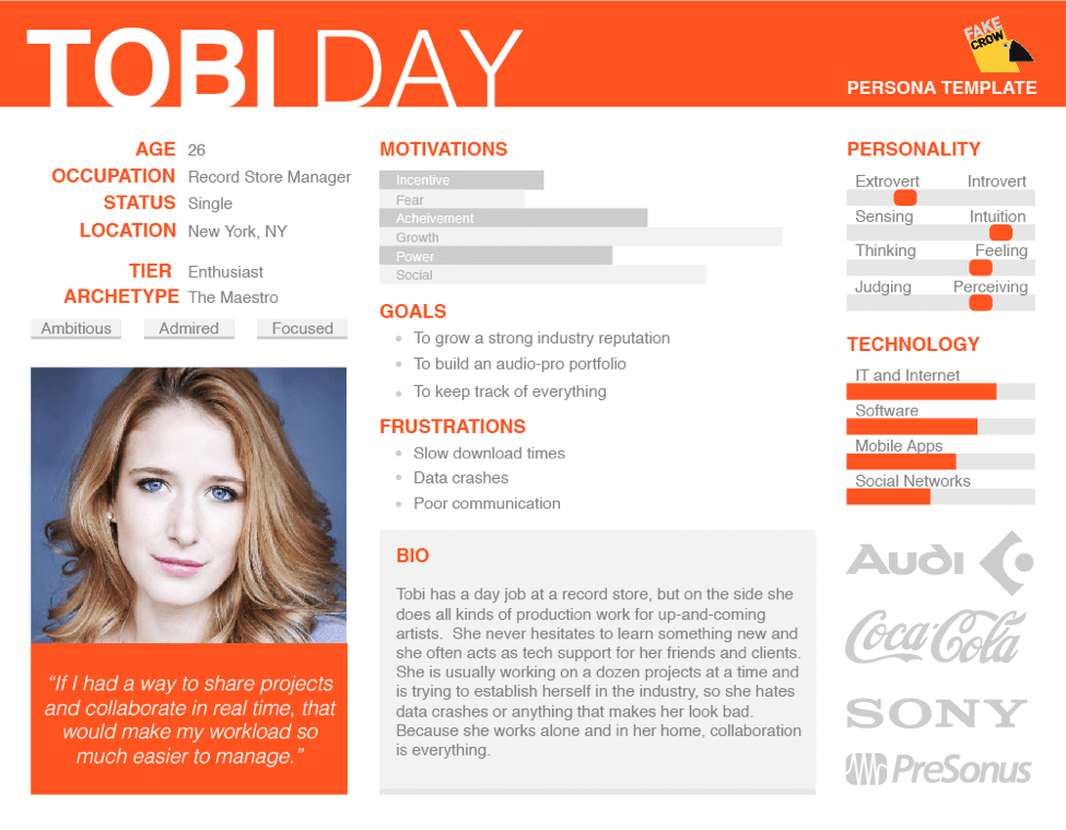 Example buyer persona image