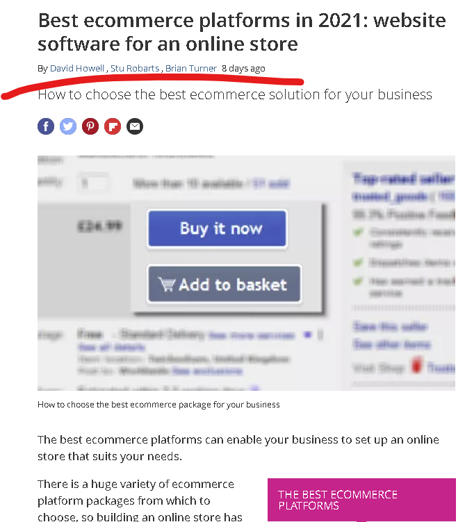 Image showing an example of a resource page