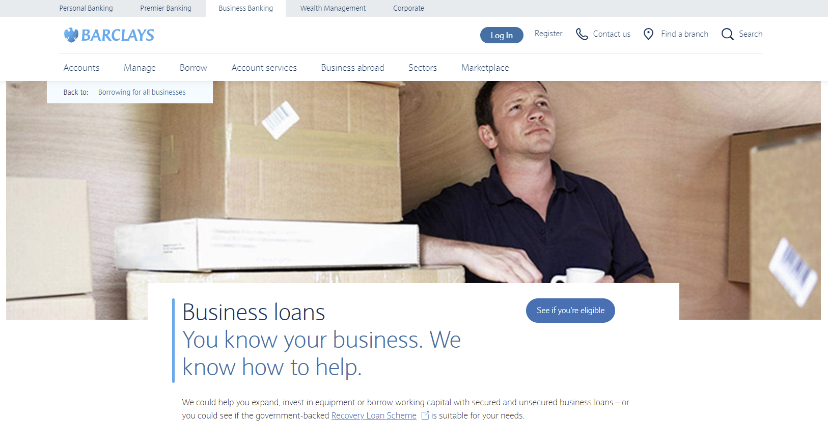 Barclays' B2B Business Loan Calculator