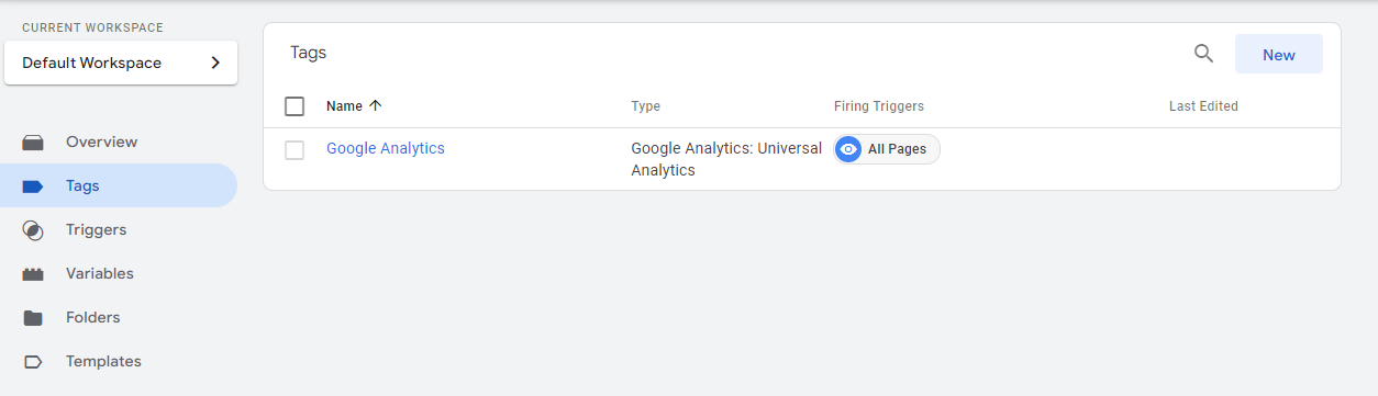 Add a new tag in Google Tag Manager