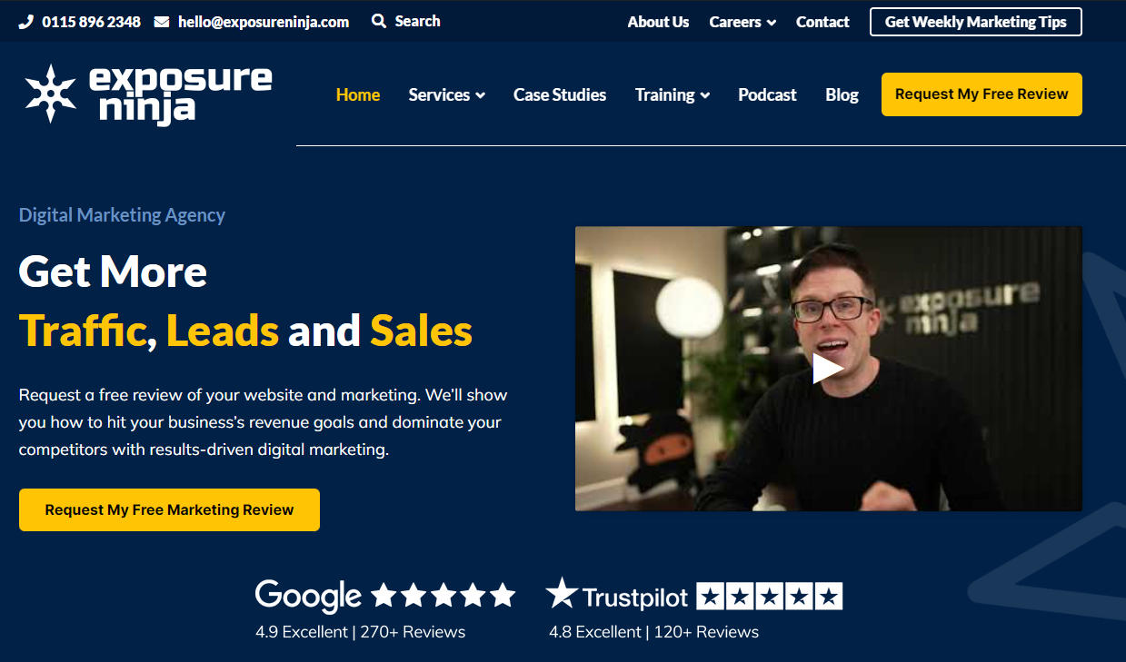 Example of a homepage video on the Thinkplus homepage