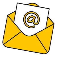 Drawing of an email.