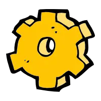 Illustration of a gear.