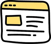 Drawing of a browser.