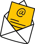 Drawing of an email.