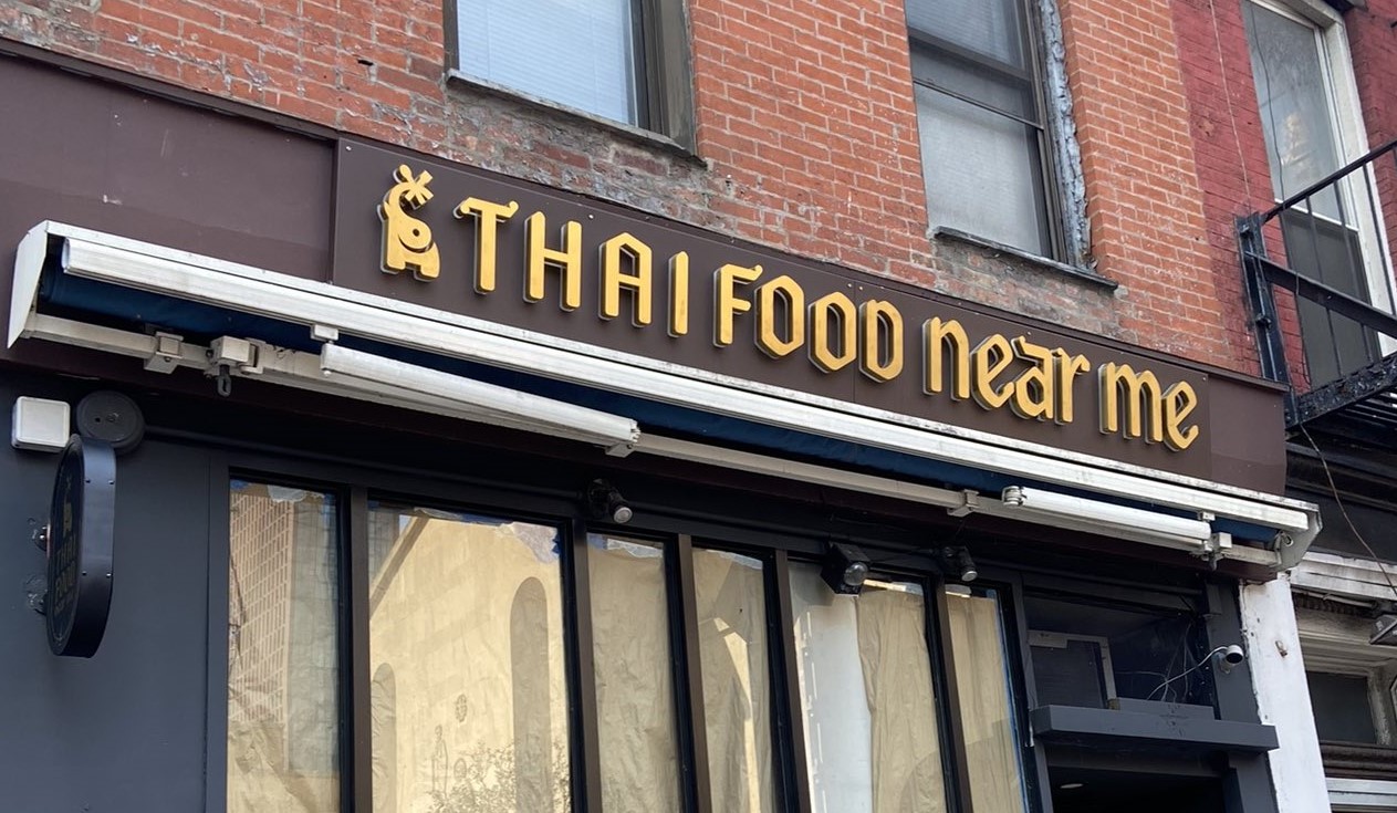 Photo of a restaurant with the name "Thai food near me"