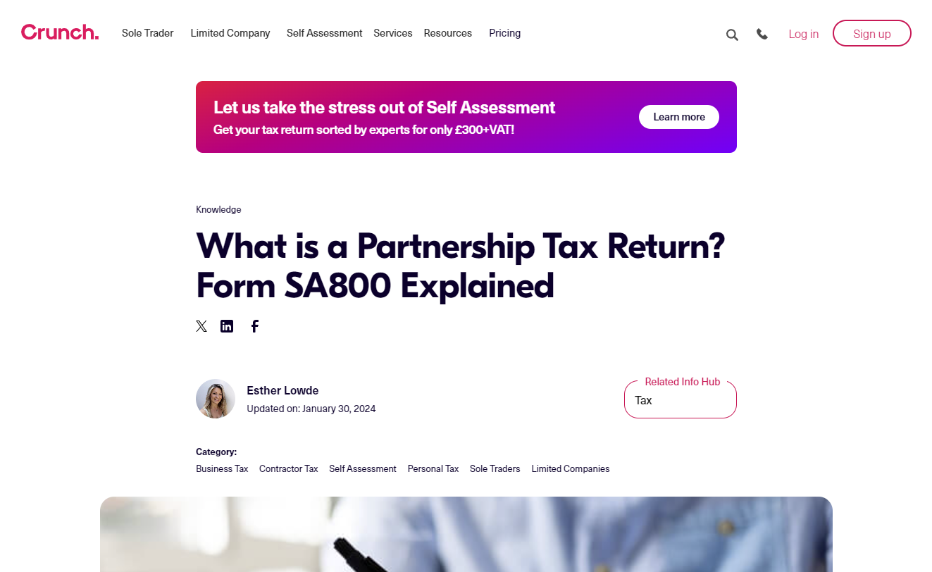 Example of a good CTA in a blog